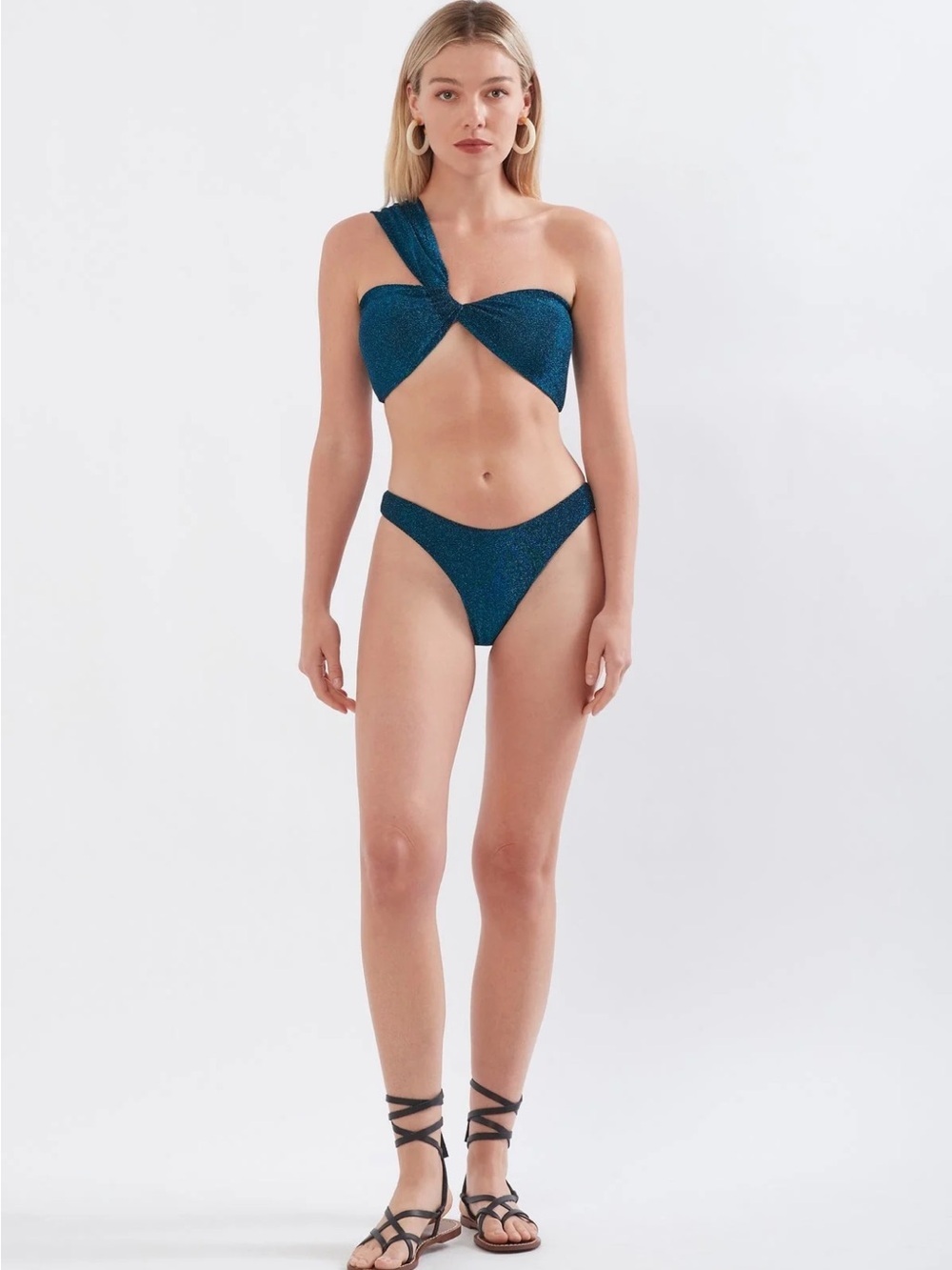 Sonya moda Petra bikini in aquamarine shimmer